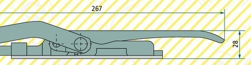 [AMAT3-111311] Rola Vulkolan - pentru lagar basculabil Ø 45 mm