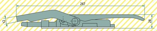 [AMAT3-111318] Excentric - pentru lagar basculabil Ø 45 mm