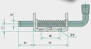 Pastore & Lombardi Clichet elastic Nirosta AISI 304