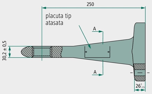 [AMAT3-111377] Ochet tractare incl. șuruburi,conform DIN 74054, Cuplu de strângere a șuruburilor 100 Nm, final - 240 Nm