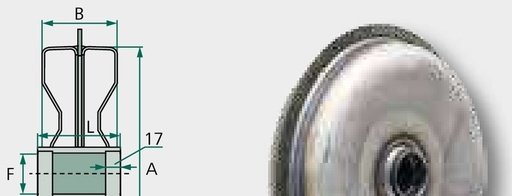 [AMAT3-110744] Rima Roata din tabla 80 mm