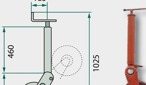 [AMAT3-112697] SIMOL Roată de sprijin Ø 70 mm