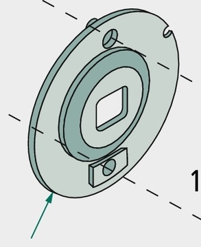 [AMAT3-110972] FAD Inel 82 x 100 x 15 mm