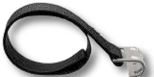 [AMAT3-112251] Curea de rezerva - neagra, cu carlig plat M 46,acoperit cu zinc-nichel