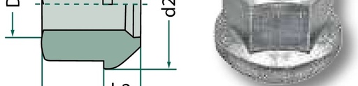 [AMAT3-111025] FAD Piuliță de roată M18 x 1,5 mm