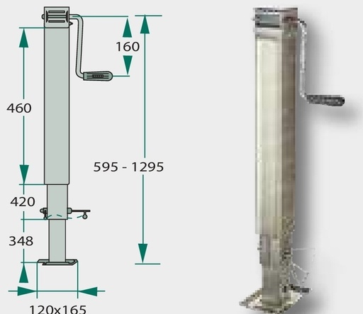 [AMAT3-112613] SIMOL Picior de susținere DG 590/3SF □ 70 mm