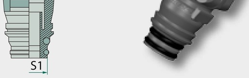 [AMAT3-114048] Kongsberg Adaptor ABC S1 regulat, S2 regulat