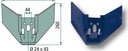 Frank Brazdar cu aripi - 330 x 10 mm