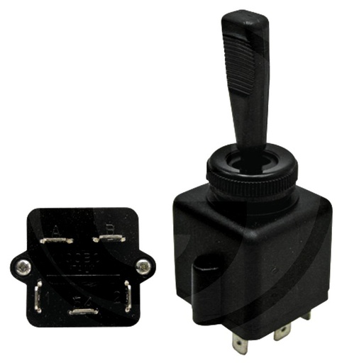 [AMAT3-113455] Cobo Comutator de direcție Funcții: Poziție de mijloc, oprit, semnalizator stânga și la dreapta. Sarcina: 12 V = 8,5 A 2