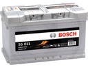 BOSCH Baterie S5 011 12 V / 85 Ah - Tehnologie SLI; calciu / aliaj de calciu