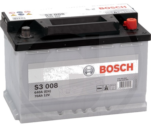 [AMAT3-114970] BOSCH Baterie S3 008 12 V / 70 Ah - Tehnologie SLI; calciu / aliaj de calciu