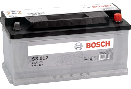 [AMAT3-114971] BOSCH Baterie S3 012 12 V / 88 Ah - Tehnologie SLI; calciu / aliaj de calciu