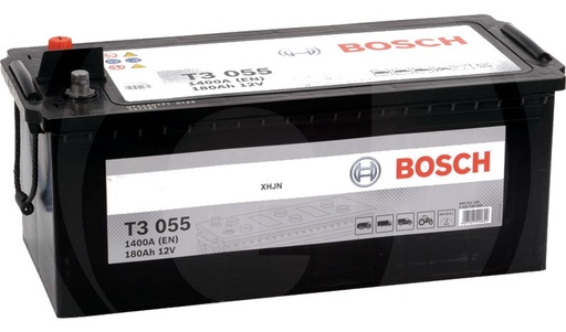 [AMAT3-114981] BOSCH Baterie T3 055 12 V / 180 Ah - Tehnologie hibridă SLI; calciu / calciu; reumplere cu apă