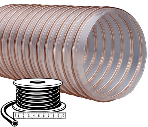 [AMAT3-115550] Furtun absorbtie - cu spirală din oțel pentru arcuri