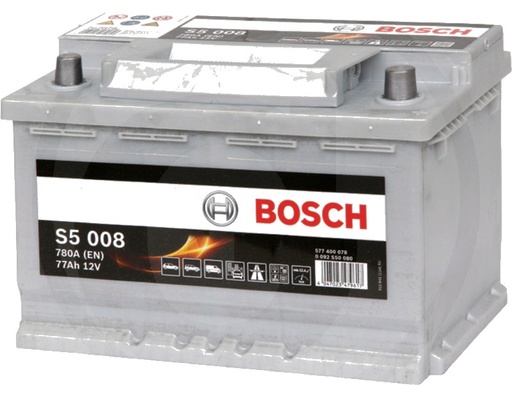 [AMAT3-115095] BOSCH Baterie S5 008 12 V / 77 Ah - Tehnologia SLI; calciu / aliaj de calciu