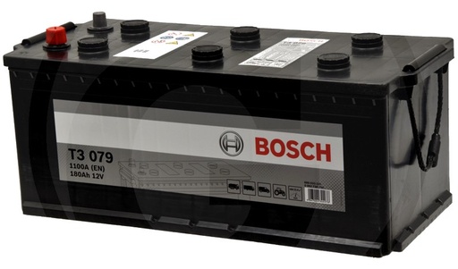 [AMAT3-115121] BOSCH Baterie T3 079 12 V / 180 Ah - Tehnologie hibridă SLI; calciu / calciu; reumplere cu apă