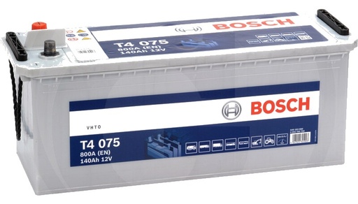 [AMAT3-115124] BOSCH Baterie T4 075 12 V / 140 Ah - Tehnologia SLI; calciu / aliaj de calciu