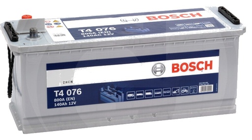 [AMAT3-115125] BOSCH Baterie T4 076 12 V / 140 Ah - Tehnologie SLI; calciu / aliaj de calciu