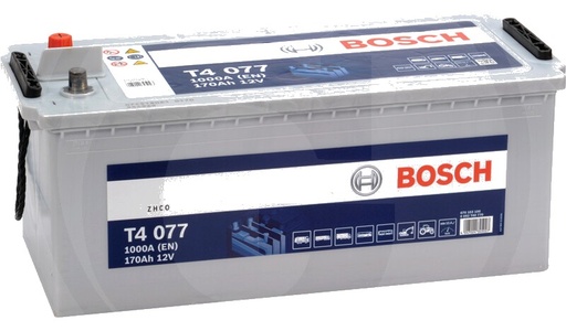 [AMAT3-115126] BOSCH Baterie T4 077 12 V / 170 Ah - Tehnologie SLI; calciu / aliaj de calciu