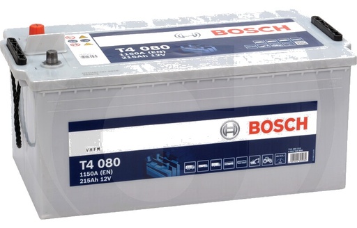 [AMAT3-115128] BOSCH Baterie T4 080 12 V / 215 Ah - Tehnologie SLI; calciu / aliaj de calciu