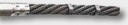 Peri de sarma pentru perie buruieni 280 mm