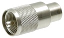STABO Stecher PL-259 DN 6 - Conector coaxial PL-259/6, standard UHF pentru cabluri cu Ø 6 mm, ; Izolație cu teflon