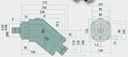 Bosch/Rexroth Pompă hidraulică Bosch Rexroth A17FO045 Pompă cu un singur circuit