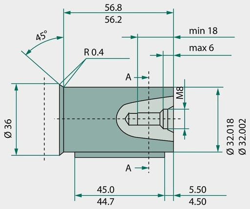 [AMAT3-116853] WHITE Motor hidraulic OMP 200 171,1 mm