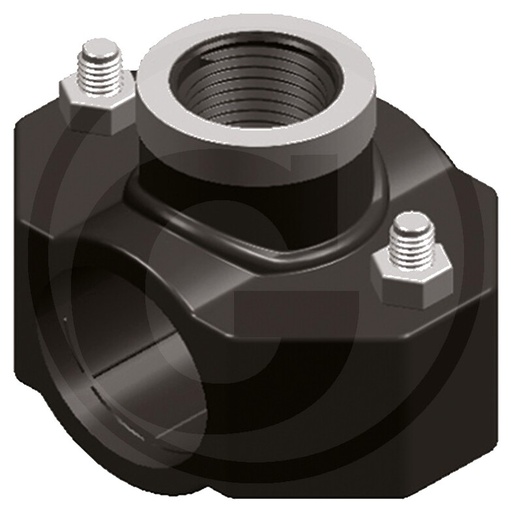 [AMAT3-118809] Brida de gaurit 2 șuruburi și inel de întărire