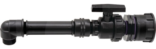 [AMAT3-119102] IBC Adaptor - S60x6 incl. Robinet din PVC 1"AG
