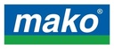 MAKO Pensula rotunda pentru vopsea - amestec de peri sintetici, ușori - aprox. 60 % vârfuri,- mâner din lemn natural - î