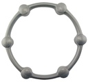 Safety Seal Siguranta piulita roata Safe Wheel - 17,5" - 245/6 Hex 27 mm, argintie