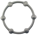 Safety Seal Siguranta piulita roata Safe Wheel - 17,5" - 205/6 Hex 27 mm, argintie