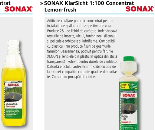 [AMAT3-123047] SONAX Concentrat pentru geamuri