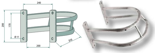 [AMAT3-123922] Brida protectie