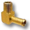 Conector furtun cu filet 10 mm, 90°, pentru filet pompă 1/8" NPT