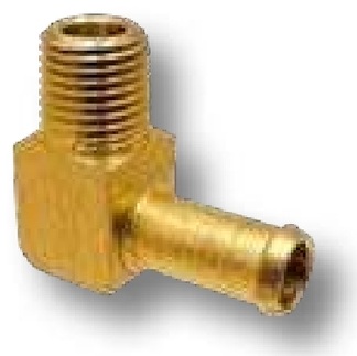 [AMAT3-125744] Conector furtun cu filet 10 mm, 90°, pentru filet pompă 1/8" NPT