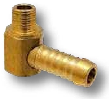 [AMAT3-125748] Conector furtun cu filet 10 mm, 90°, pentru filet pompă 1/4" NPT