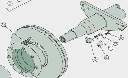 [AMAT3-125489] Arvin Meritor Surub - Disc de frana