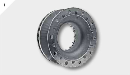 [AMAT3-125501] Arvin Meritor Disc de frana Ø 377 x 45/150 mm