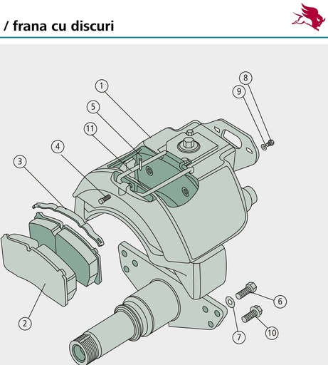 [AMAT3-125505] Arvin Meritor Set dispozitiv de resetare - dreapta