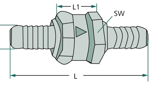 [AMAT3-125988] Supapă de retenție 10 mm