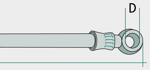 [AMAT3-126039] Conductă combustibil 500 mm