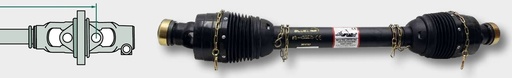 [AMAT3-126323] BLUELINE Arbore cardanic - unghi larg unilateral