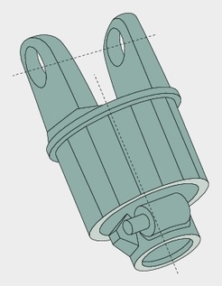 [AMAT3-126506] BLUELINE Clichet stea - 1 3/8" 6 dinti