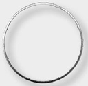 Inel de distantare 0,8 mm - ptr. cuzinet jos
