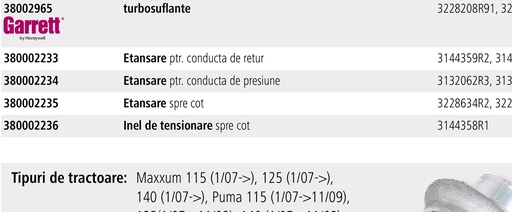 [AMAT3-128566] Garnitură - de la colector la turbo,