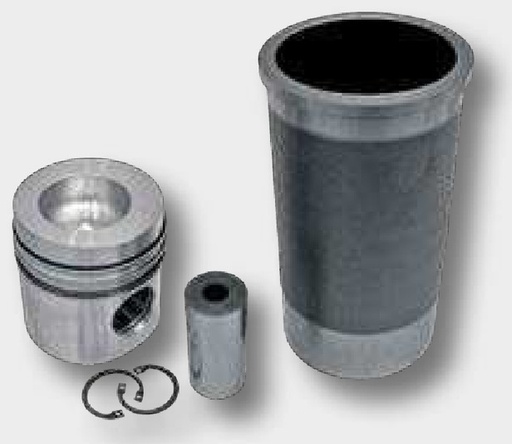 [AMAT3-128750] Set piston cpl. - 3 inele, diametru 100 mm, Diametru bolturi: 38 x 82 mm, Camera de combustie, diametru 59,5 mm, Adâncim