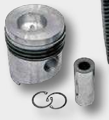 [AMAT3-129762] Set piston cpl. - 4 inele, diametru 95 mm, Bolt Ø 32 x 82 mm, Camera de combustie, diametru 48 mm, Adâncimea camerei de 