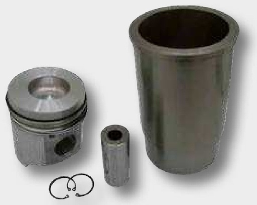 [AMAT3-130561] Set piston cpl. - 3 inele, diametru 102 mm, Bolt Ø 34,94 x 84 mm, Camera de combustie, diametru 54 mm, Adâncimea camerei